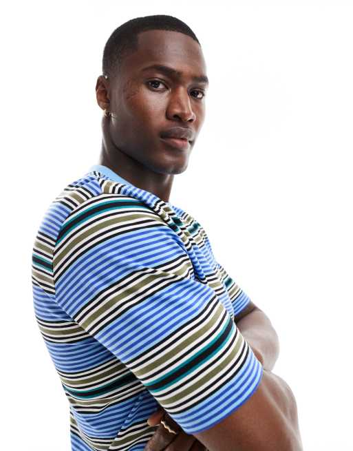 Camiseta azul a rayas de PS Paul Smith, 2 de 4