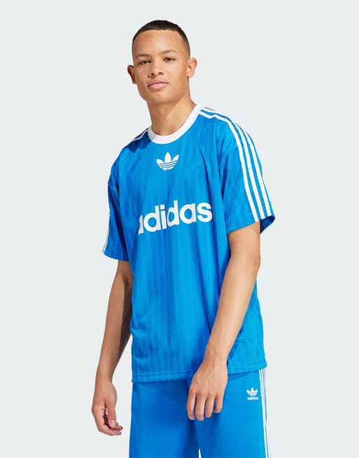 Camiseta azul adicolor de adidas Originals ASOS