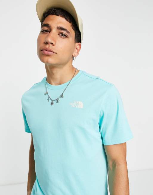 Camiseta azul aguamarina Red Box Celebration exclusiva en ASOS de The North Face ASOS