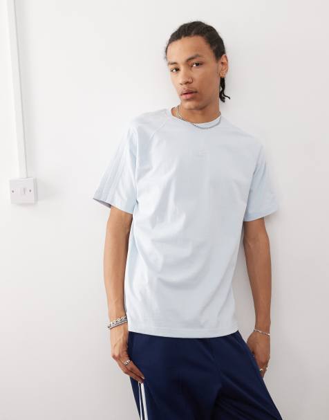 Camiseta azul básica Premium Essentials de adidas Originals - view 1