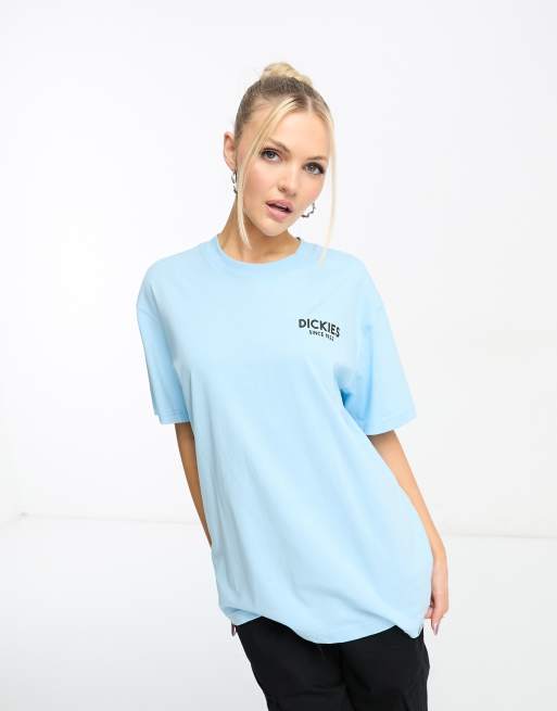 Camiseta azul cielo con estampado de cactus en la espalda Badger exclusiva en ASOS de Dickies, 2 de 4