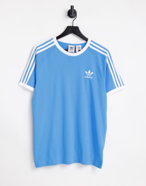 Camiseta adidas hot sale azul claro