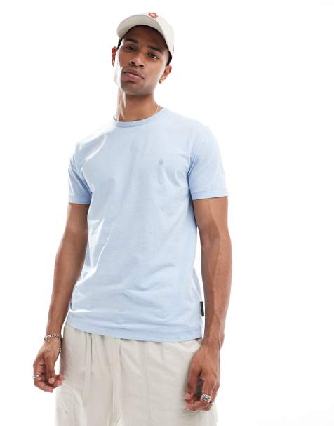Camiseta azul cielo de cuello redondo de French Connection - view 1