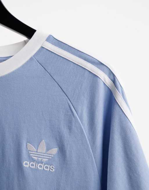 Camiseta adidas azul claro best sale