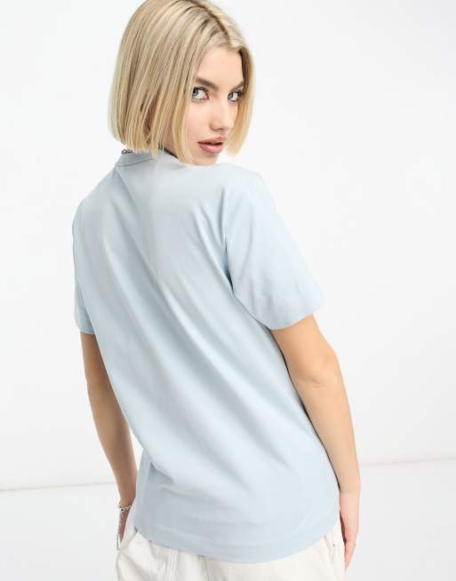 Camiseta azul claro con estampado clásico de ángel de Fiorucci, 2 de 4