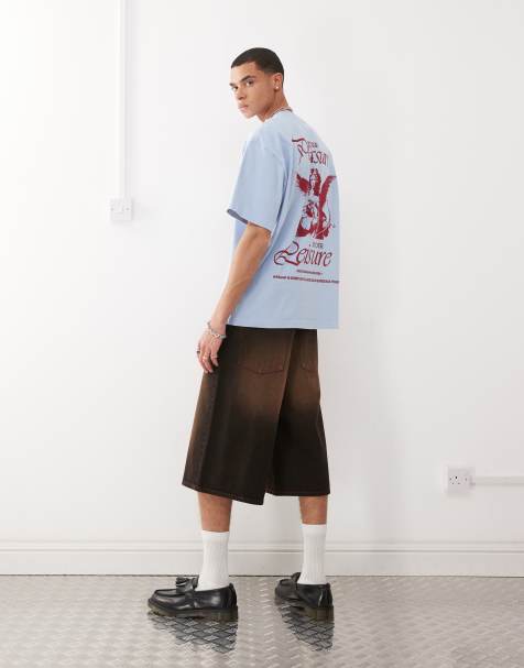Camiseta azul claro con estampado gráfico Lady Libertine de Deus Ex Machina - view 1