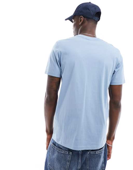 Camiseta azul claro con logo Tech de Hollister, 4 de 4