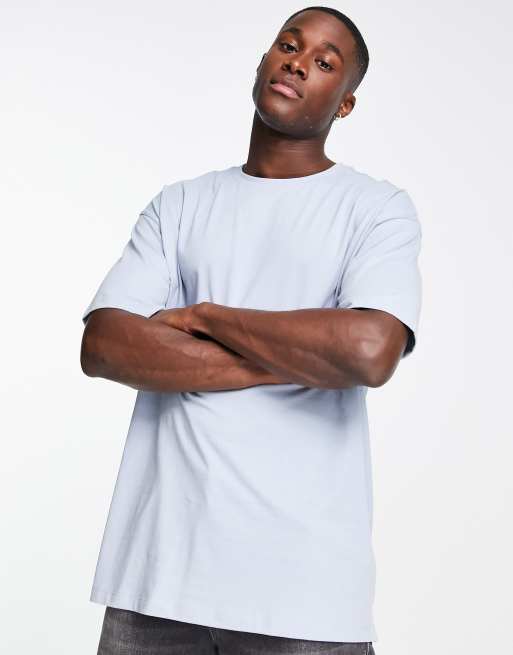 Camiseta azul claro extragrande de New Look