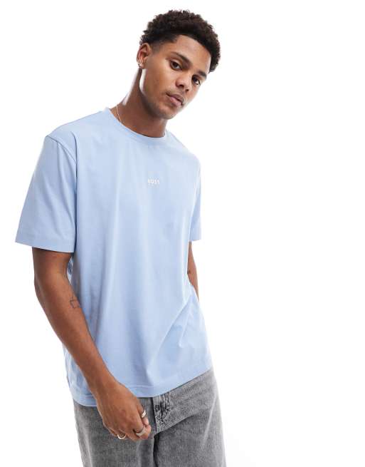 Camiseta azul claro Tchup de BOSS Orange