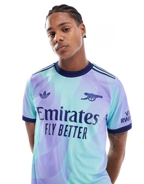 Camiseta azul con diseño de la tercera equipación del Arsenal 24/25 Authentic de adidas Football - view 1