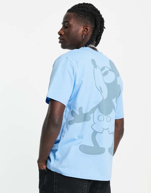 Camiseta azul con estampado de Mickey Mouse de ASOS DESIGN