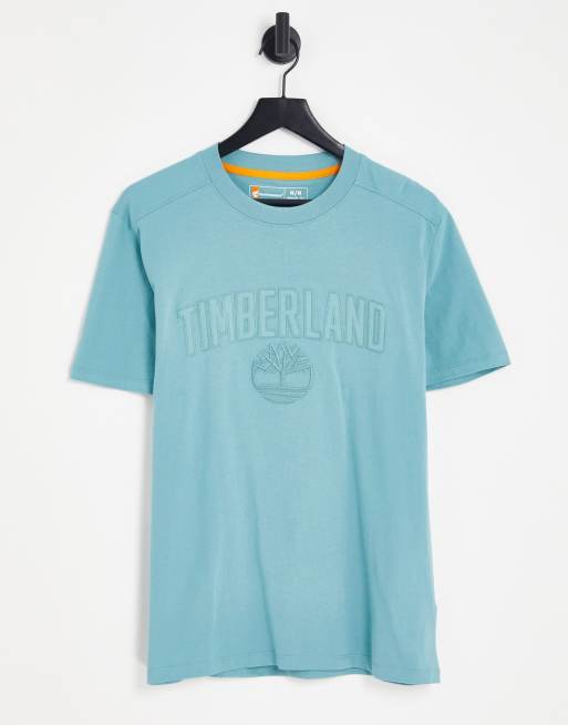 Camiseta azul con estampado gráfico Outdoor Heritage EK de Timberland 