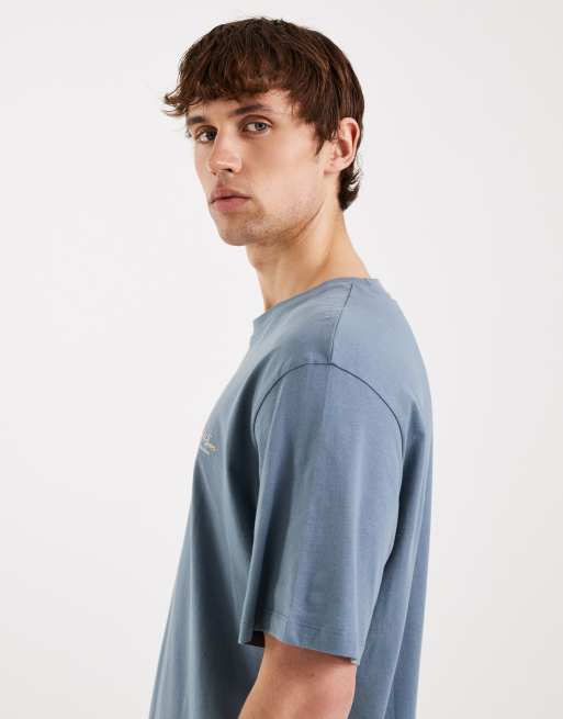 Camiseta azul con logo Archive de Jack & Jones, 4 de 5