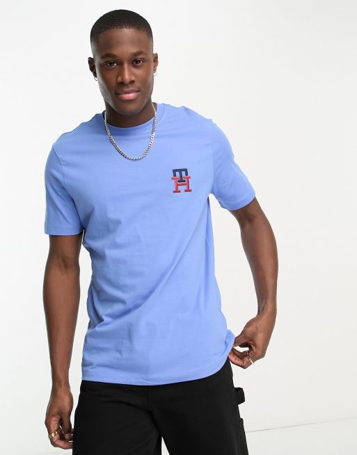 Camiseta azul tommy discount hilfiger