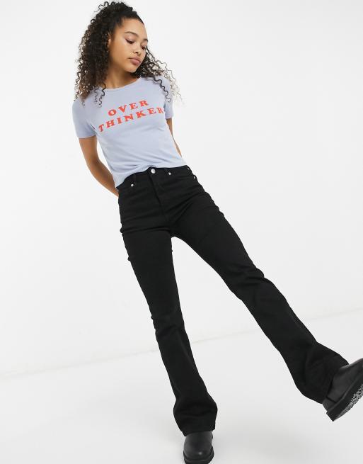 Camiseta azul con texto estampado de Lipa x Pepe Jeans | ASOS