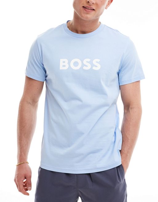 Camiseta azul de BOSS