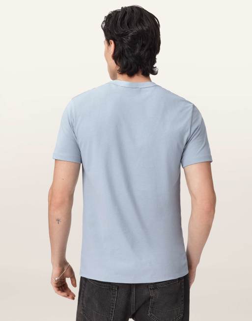 Camiseta azul de manga corta con cuello redondo Brace de AllSaints, 5 de 6