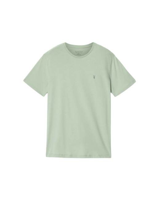 Camiseta azul de manga corta con cuello redondo Brace de AllSaints, 6 de 6