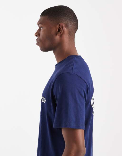 Camiseta azul extragrande con estampado "Originals" en la espalda de Jack & Jones, 4 de 5