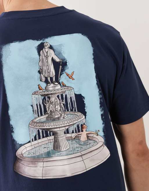Camiseta azul Fountain de New Balance, 5 de 5
