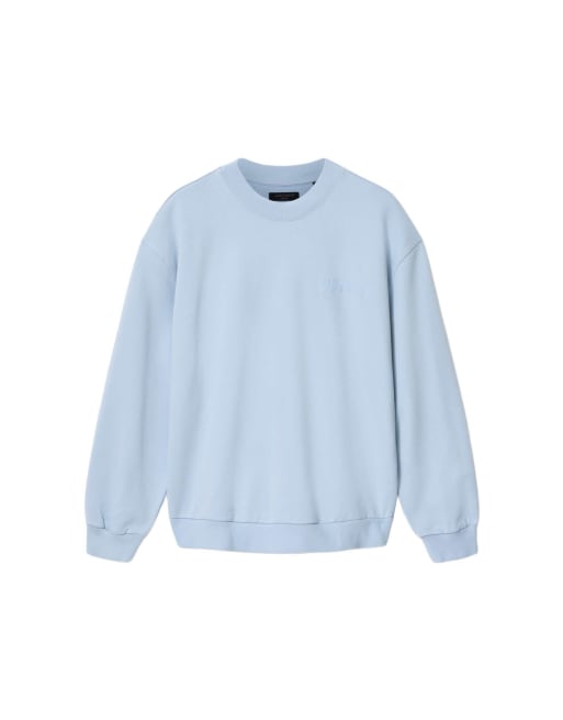 Camiseta azul intenso con cuello redondo Odyssey de AllSaints, 7 de 7