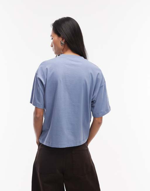 Camiseta azul lavado Chester de Carhartt WIP, 3 de 4