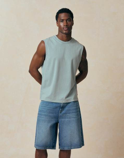 Camiseta azul lavado sin mangas de Levi's - view 1
