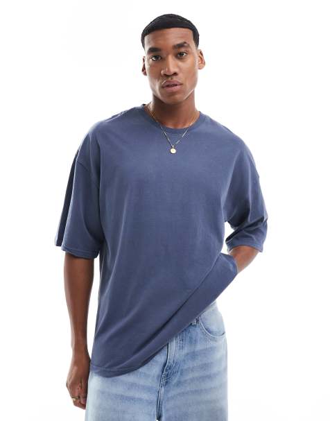 Camiseta azul lavado ultragrande de Jack & Jones - view 1