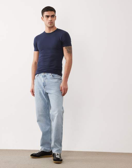 Camiseta azul marino ajustada de Jack & Jones, 2 de 5
