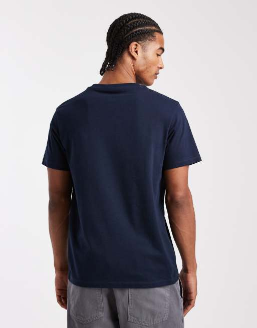 Camiseta azul marino básica de corte estándar Essentials de ASOS DESIGN  , 3 de 5