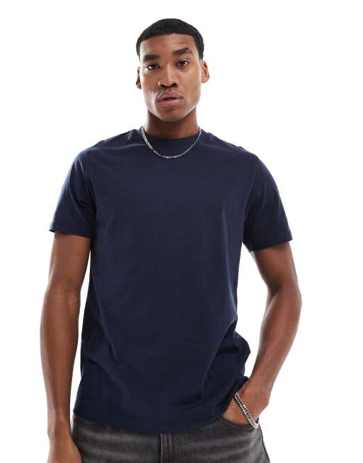 Camiseta azul marino con estampado cósmico en la espalda de ASOS DESIGN, 4 de 4