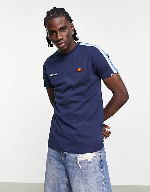 Hombre Tops | Camiseta azul marino con logo de ellesse - IM22604