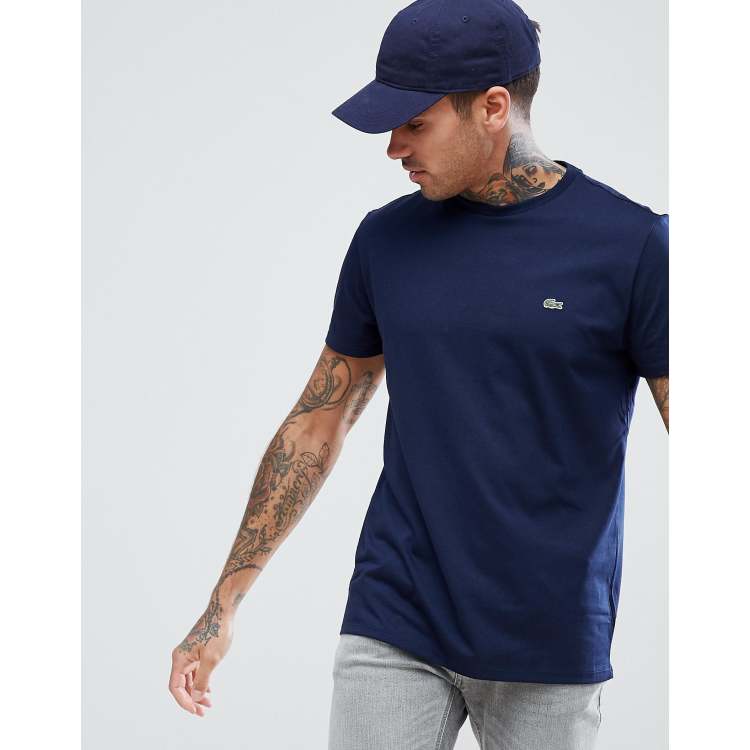 Camiseta lacoste azul online marino