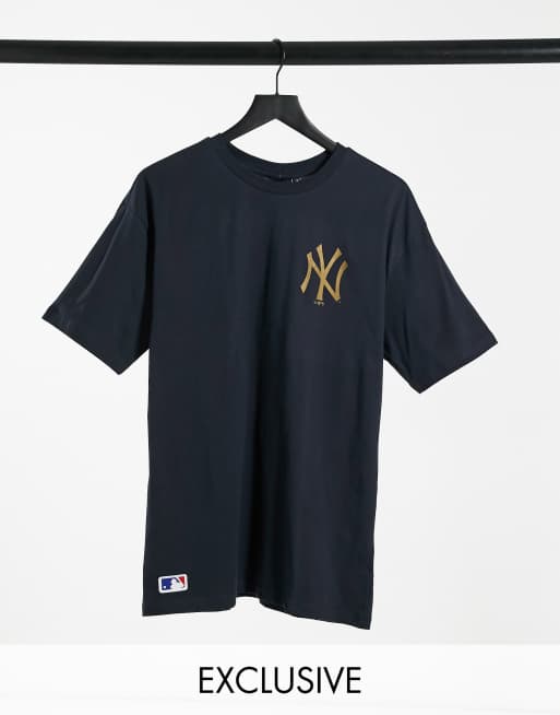 MLB - Camiseta para hombre con logotipo primario y marca de palabra