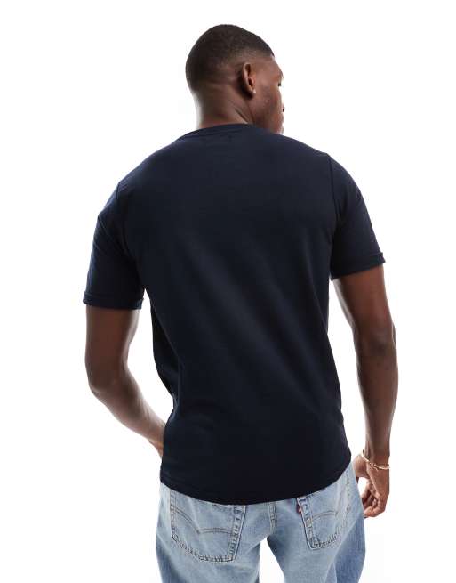 Camiseta azul marino con mangas vueltas de Don't Think Twice, 4 de 4