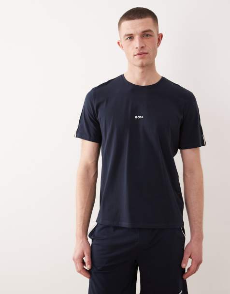 Camiseta azul marino de estar por casa Unique de Boss Bodywear (parte de un conjunto) - view 1