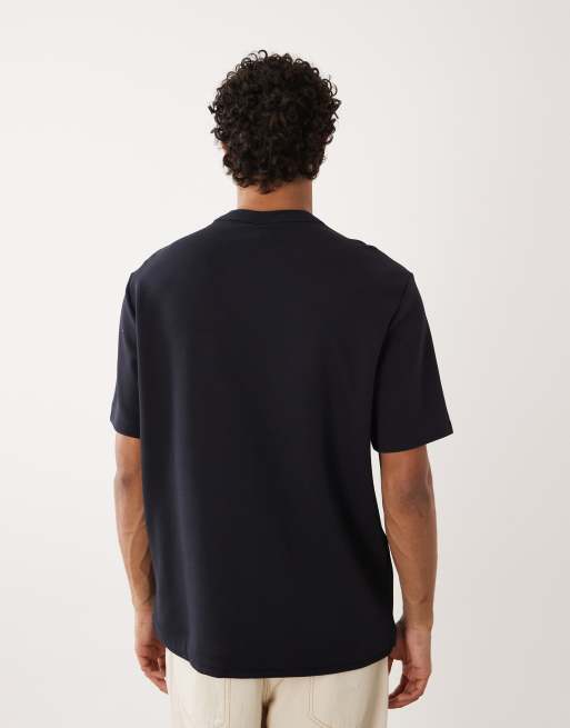 Camiseta azul marino de punto de Armani Exchange, 3 de 5