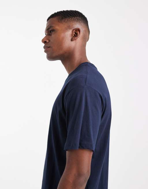 Camiseta azul marino extragrande de JJ Rebel, 4 de 5
