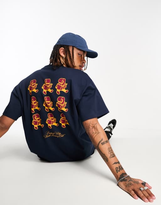 Camiseta azul marino Reading Club de Carhartt WIP