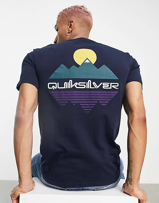 Una efectiva Paloma Ir al circuito Camiseta azul marino Reflect de Quiksilver | ASOS