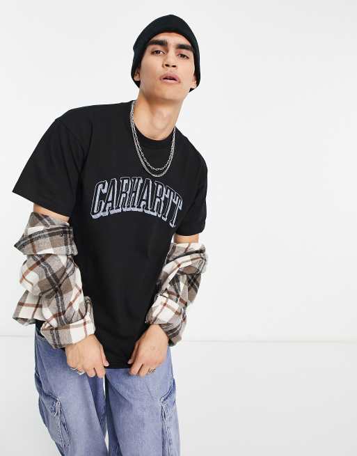 Camiseta azul marino Scrawl de Carhartt WIP