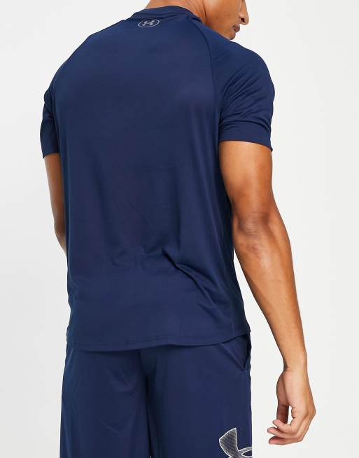 Camiseta azul marino Training Tech 2.0 de Under Armour, 2 de 4