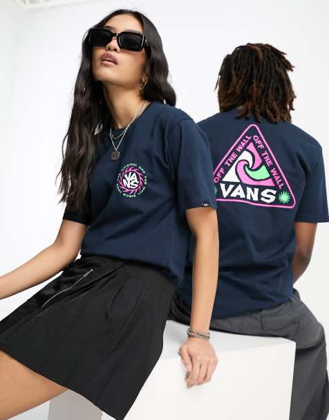 Camiseta azul marino unisex con estampado en la espalda Summer Camp de Vans - view 1