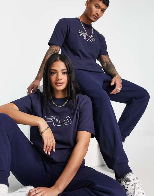 Camiseta fila discount azul marino