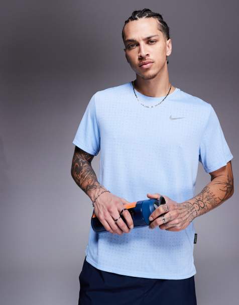 Camiseta azul Miler Breathe de Nike Running - view 1