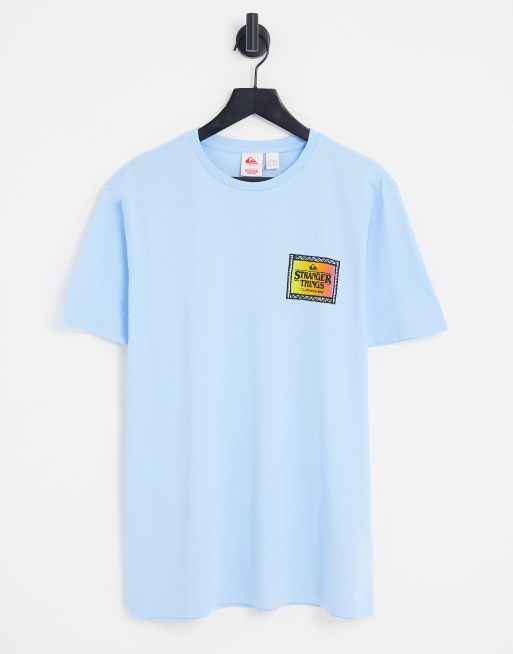 Camiseta azul de Quiksilver x Stranger Things | ASOS