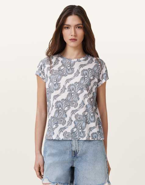 Camiseta azul pastel Anna de AllSaints - view 1