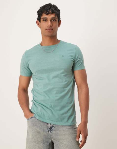 Camiseta azul pato con detalle de calavera de Scalpers - view 1