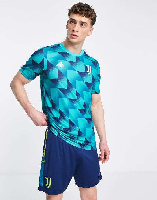 Camiseta azul prepartido del Juventus 2022/23 de adidas Football