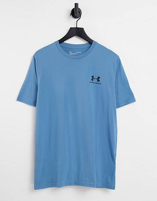 Hombre Tops | Camiseta azul Sportstyle de Under Armour - YO46535